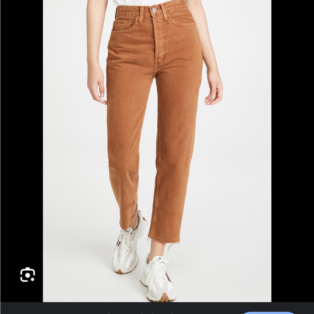 RE/DONE brown stovepipe jeans 26